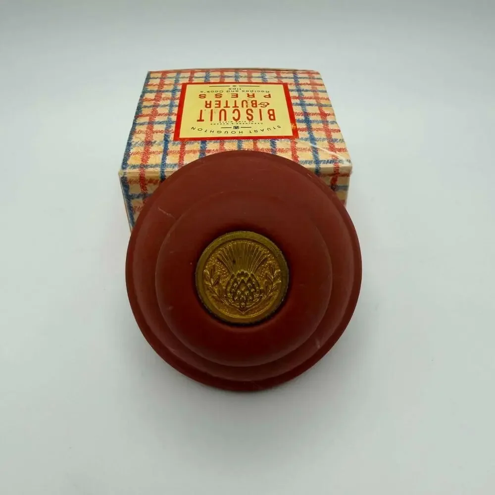 Vintage Stuart Houghton Terracotta Biscuit Butter Press